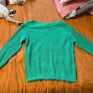 Glitter boatneck sweater by Belle by Kim Graver